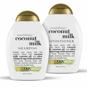 OGX nourishing
coconut shampoo and conditioner set🧴